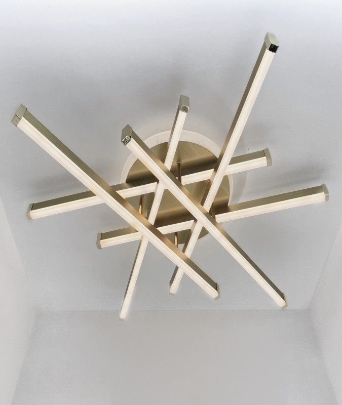 Светильник А107/600 GOLD/ЗОЛОТО (1С2039) LED D600/H100/6/LED/112W/LED DIM ПДУ 2.4 PICK SPF21-7 Макку