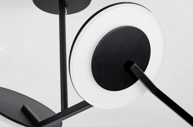 Светильник DZN1-6-132 ЧЕРНЫЙ ` D600/H940/6/LED/42W/4500K