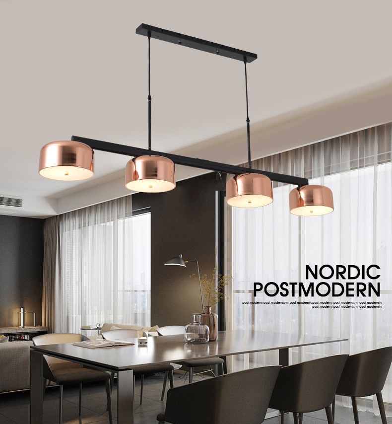 Светильник DZN1-6-161 МЕДЬ + ЧЕРНЫЙ ` 4/E27/40W MILL