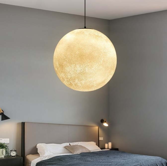 Светильник DZN-45099 БЕЛЫЙ АКРИЛ ` D500/H1200/1/E27/15W MOON-LAMP