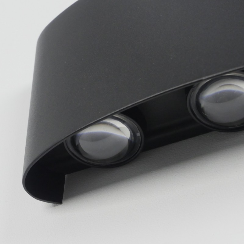 Светильник настенный SAPFIR SPF-9846 BLACK/ЧЕРНЫЙ ` 6/LED/6W/4500K 170*80*55mm TWIN 24-03 (1/50)