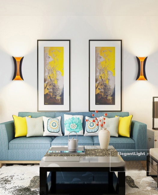 Светильник Elegant SPF-9848 ЧЕРНЫЙ/ЗОЛОТО ` 2/LED/10W/2700-3000K 100*100*200mm SPF09/SPF22-02 (1/30)