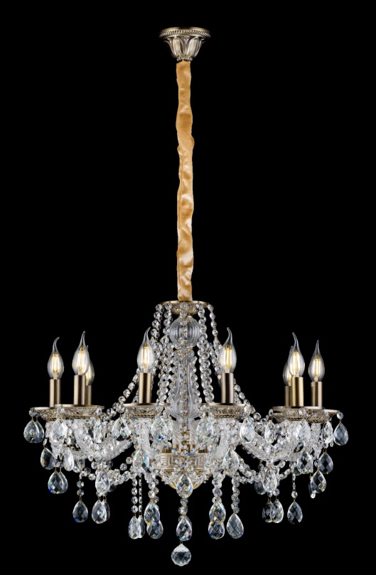 Светильник SFS 1677/10 AB D660/H550-1100/10/E14/40W (1) Люстра Veneto Luce RSP