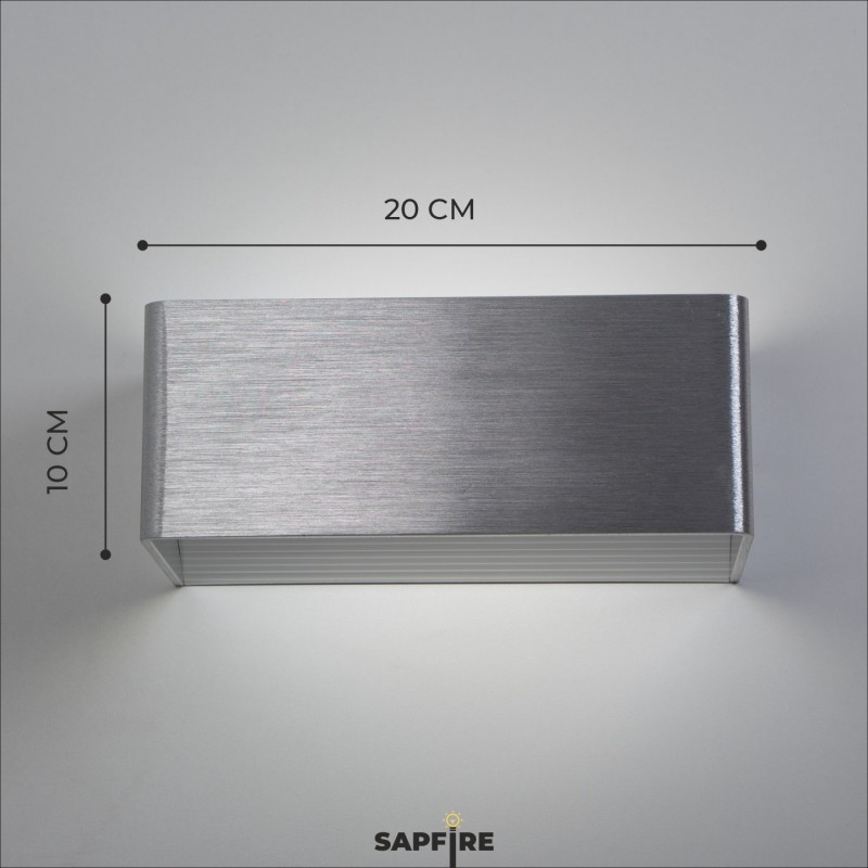 Светильник Elegant SPF-9861 ALUMINUM/АЛЮМИНИЙ ` 2/LED/7W/4000-4500K 200*100*80mm SPF09