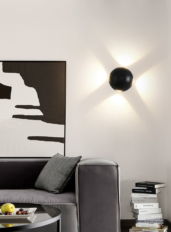 Светильник Elegant SPF-9872 BLACK/ЧЕРНЫЙ ` D100/H100/4/LED/12W/4000-4500K CARLSON SPF09