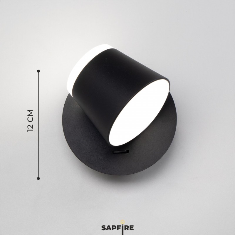 Светильник Elegant SPF-9874 BLACK/ЧЕРНЫЙ ` D120/H100/2/LED/8W/4500K PRESENT 22-07 (1/30)