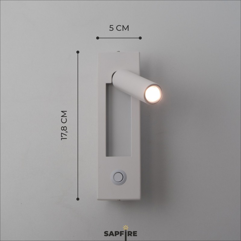 Светильник Elegant SPF-9881 WHITE/БЕЛЫЙ ` 1/LED/3W/3000K SPF09