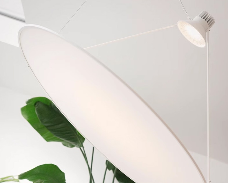 Светильник DZN-12425 БЕЛЫЙ + БЕЛЫЙ ЭКРАН ` D500/H1500/1/LED/5W/4500K