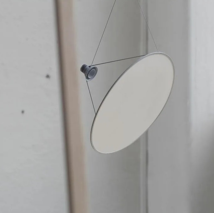 Светильник DZN-12425 БЕЛЫЙ + БЕЛЫЙ ЭКРАН ` D500/H1500/1/LED/5W/4500K