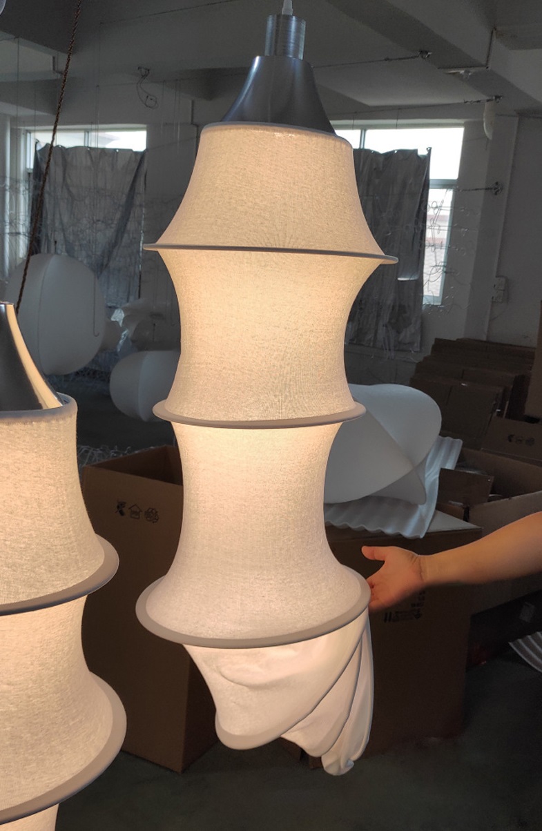 Светильник DZN-12469 РОМ + БЕЛЫЙ ` D400/H1650/1/E27/20W PENTTI