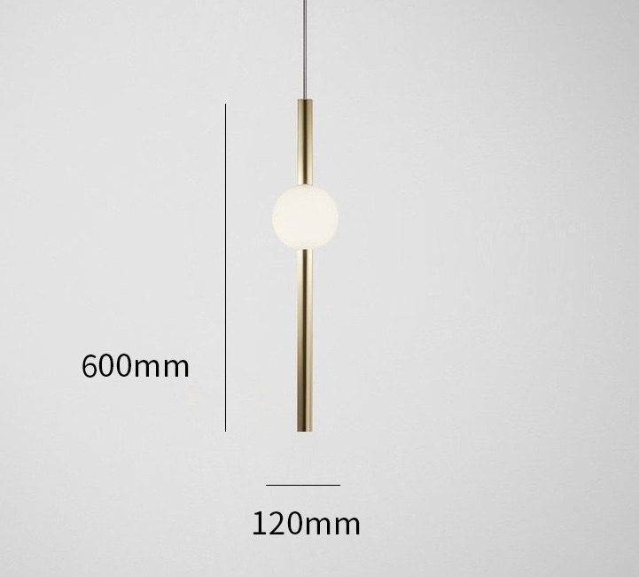 Светильник DZN-65269 БРОНЗА ` D120/H650*2000/1/LED/.W/3000K