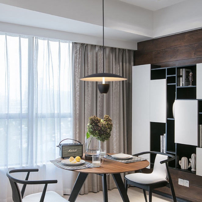 Светильник DZN- 65277 ЧЕРНЫЙ ` D400*180/H2000/1/LED//10W/3000К