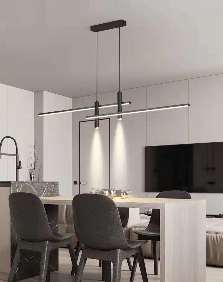 Светильник DZN-54936 ЧЕРНЫЙ ` D1200/H1500/2+2/LED+GU10/.W/4000K DANTE