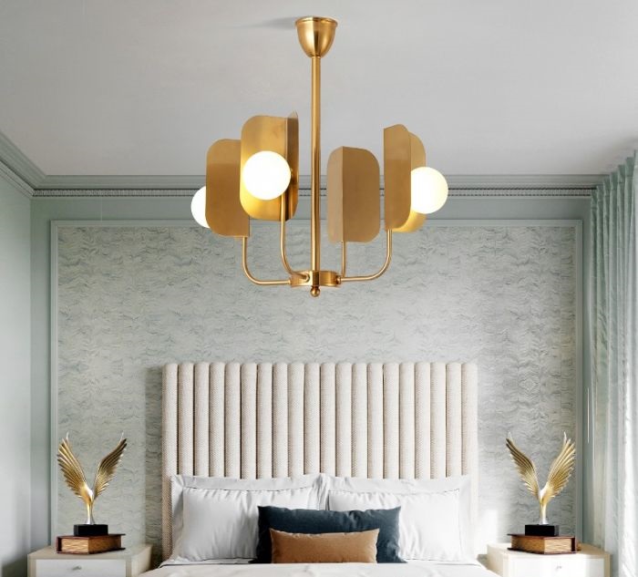 Светильник DZN3-1-87 GOLD/ЗОЛОТО ` D500/H600/4/G9/40W