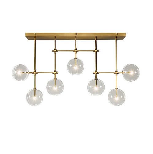 Светильник DZN-35686 БРОНЗА ` D1500/H810/7/G4/20W DIVER