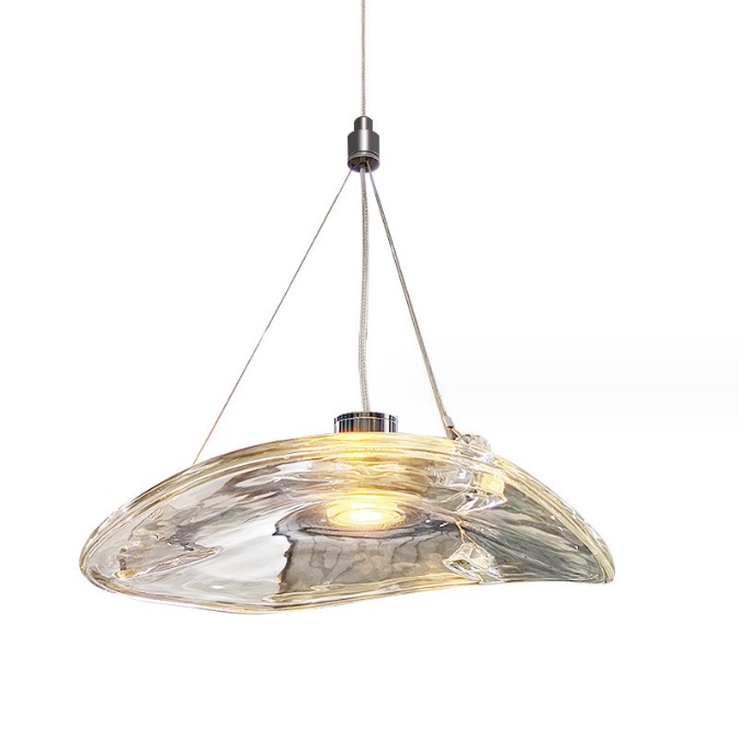 Светильник подвесной ElegantLight DZN-11392 РОМ ` D200/H1500/1/LED/8W/4500K плафон стекло