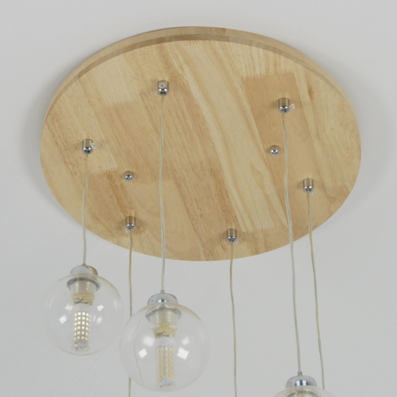 Светильник SPFD-41392 WOOD D350/H1500/6/G9/50W без ламп