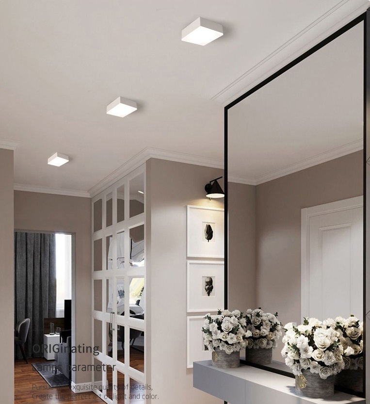 Светильник SPF-13507 БЕЛЫЙ D220*220/H58/1/LED/20W/4000K ATOM 25-03 (1/20)