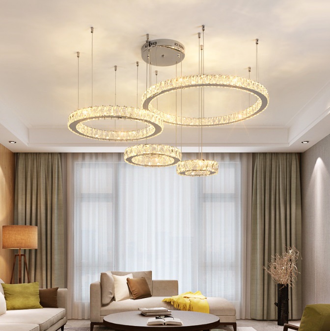 Светильник SPF-33717 GOLD/ЗОЛОТО ` D1000+800+600+400/H1200/4/LED/120W 2.4G RIPPLE