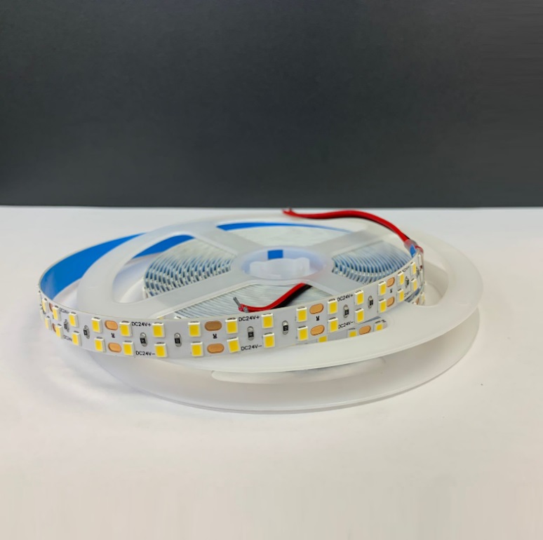 Лента светодиодная 23W 24V 2835-240-3000K двухрядная 10mm SPF (цена за 1метр из 5метров на катушке)