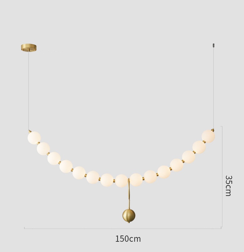 Светильник DZN-36226 БРОНЗА ` D1500*350/H1200/15/LED/57W/4500K N-LACEE