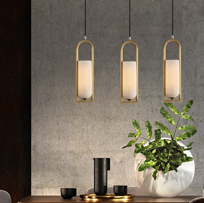 Светильник DZN-55137 ЗОЛОТАЯ БРОНЗА + МРАМОР ` D130/H430+2000/3/E27/40W RUNOLV