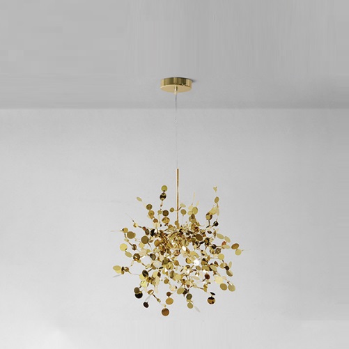 Светильник DZN-34228 ЗОЛОТО ` D400/H2000/1/LED/3/G9/5W ARGENT