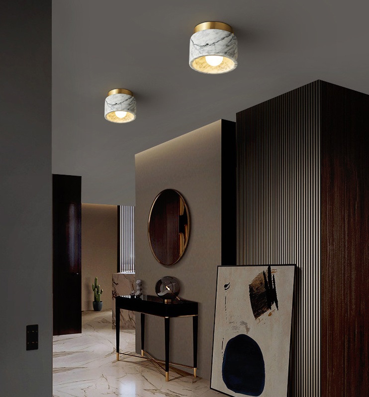 Светильник DZN-13582 БЕЛЫЙ МРАМОР ` D150/H100/1/E27/40W MARBLE