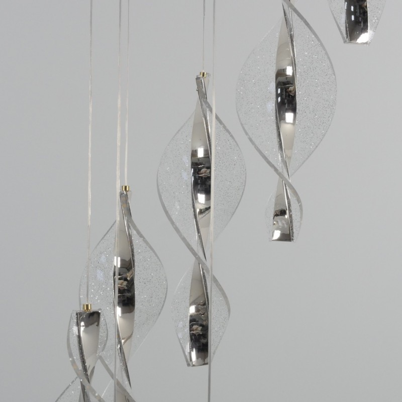 Светильник DZN-21717 ЗОЛОТО D400/H3000/9/LED/./4000K звёздное небо D120/H300 SPRAY2 25-03